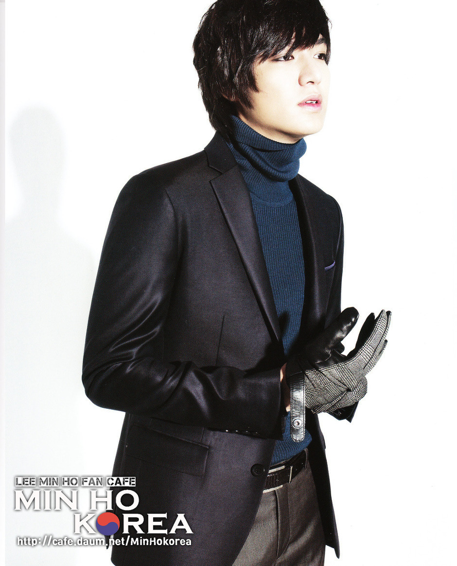 Lee Min Ho banh bao trong BST Trugen Winter 2009