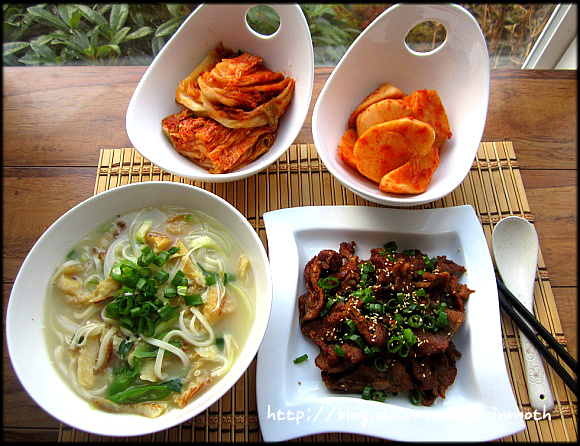 황태 칼국수