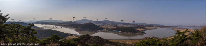 김포 문수산 조망도
