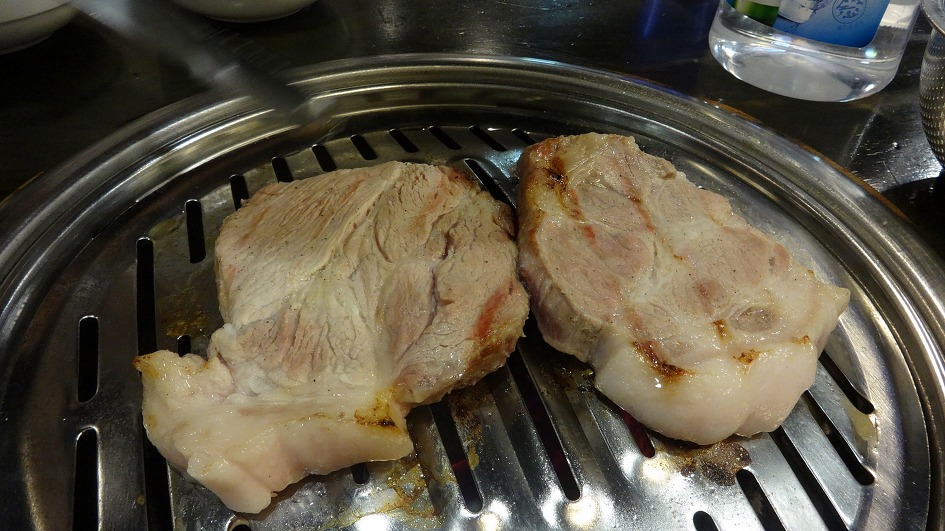 재주도여행 마지막날 제주산 돼지고기로 마무리한다