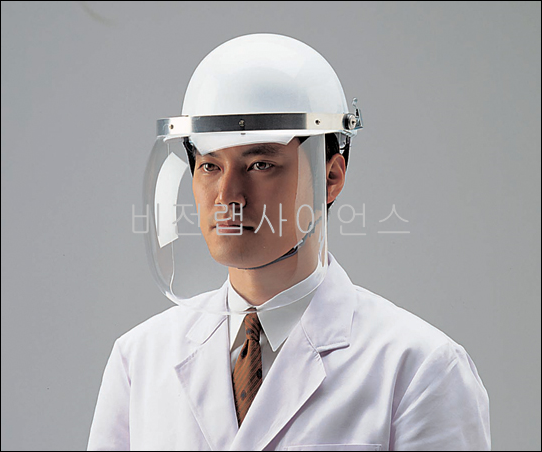 안전보호헬멧(보호면부착) ,FACE SHIELD AND HELMET
