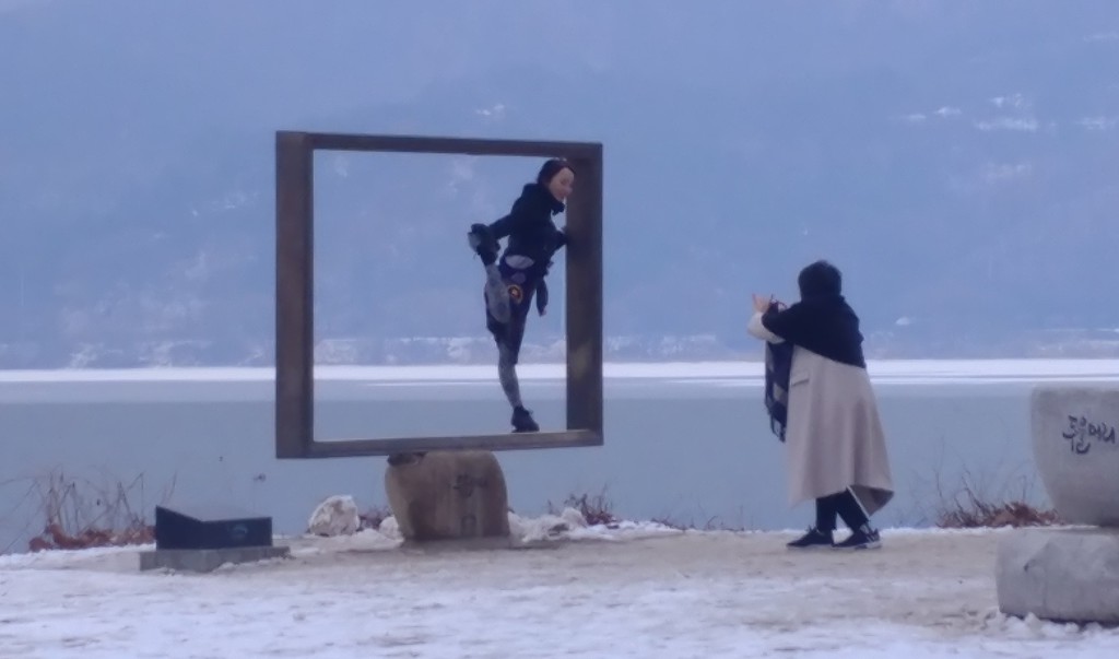 #. 눈내린 양수리.
