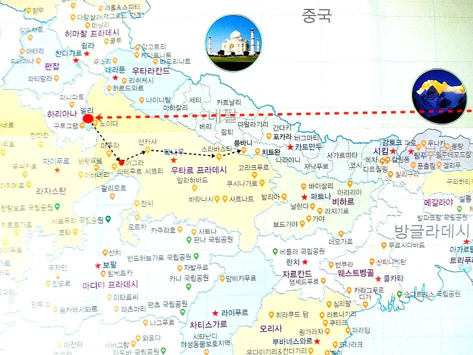 부처님나라 천축국. 불교 8대성지 네팔 룸비니.  