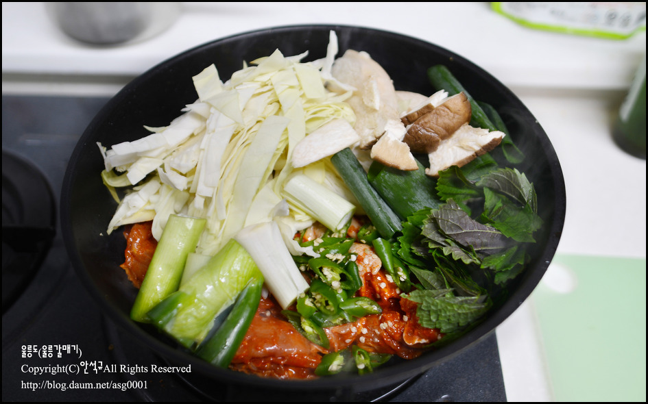 [춘천닭갈비]집에서 간편하게 해먹을수 있는 춘천닭갈비
