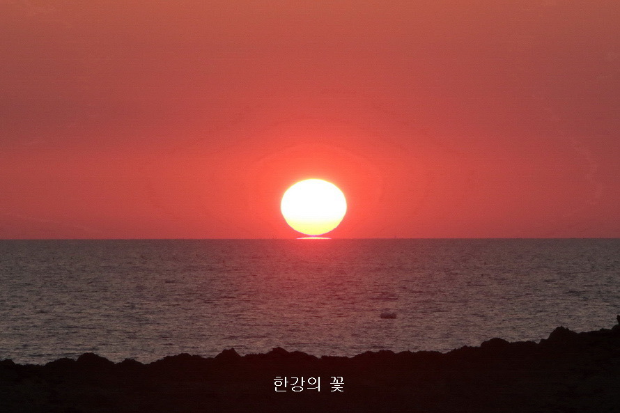 꽃지 일몰
