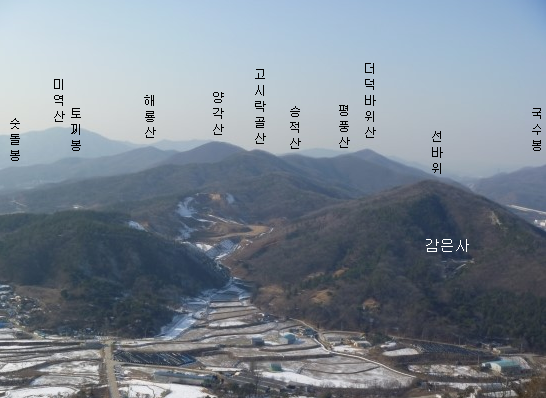 이천 양각산에서 해룡산 산길이 어려웠다(2019년2월24일)